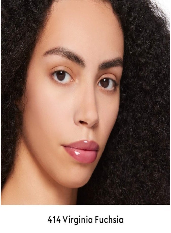 Gucci Hydrating Plumping Lip Gloss 6.5ml – 414 - Virginia Fuschia High-Shine Volumizing Gloss with Moisture Boost - Image 5